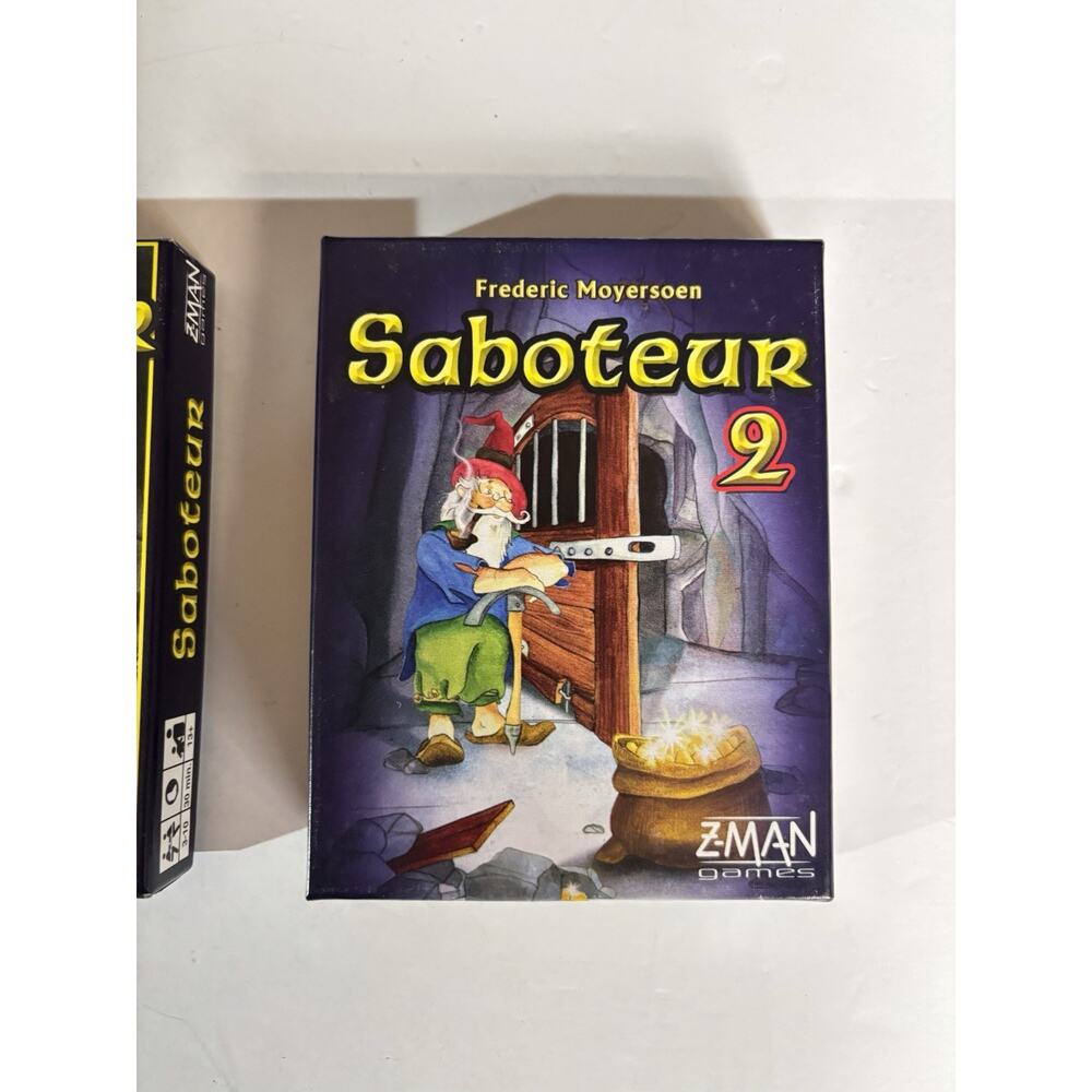 Lot Of Two Games - Saboteur And Saboteur 2 Complete Card Game Sets VG Condition - Picture 16 of 16
